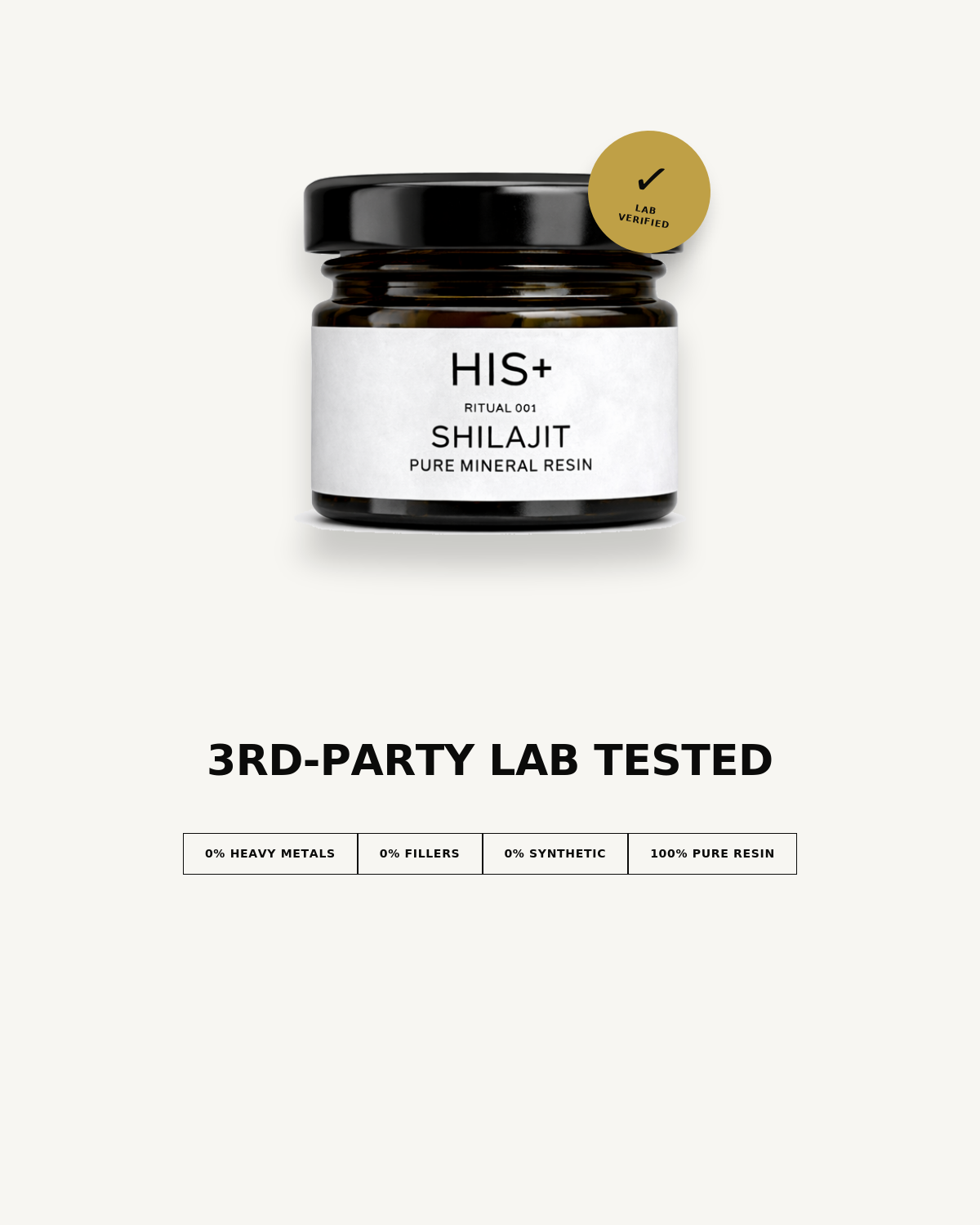 100% Pure Shilajit Resin (20 gms)