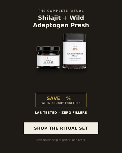 Combo (100% Pure Shilajit Resin + Wild Adaptogen Prash | Chyawanprash